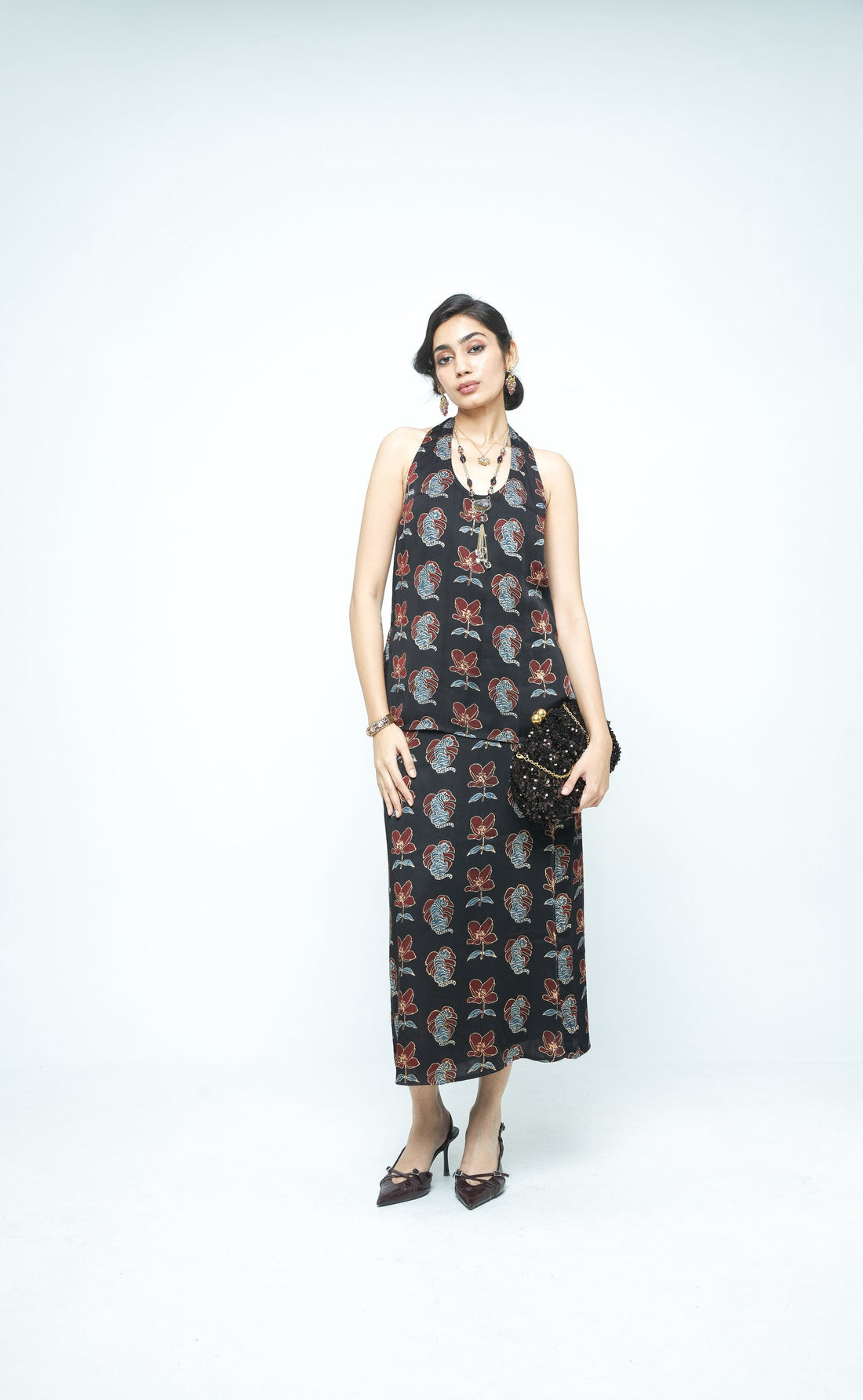 Bold halter