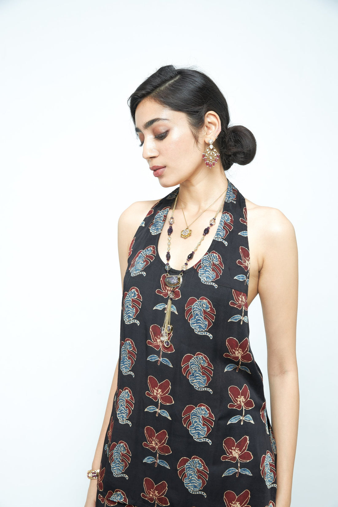 Bold halter