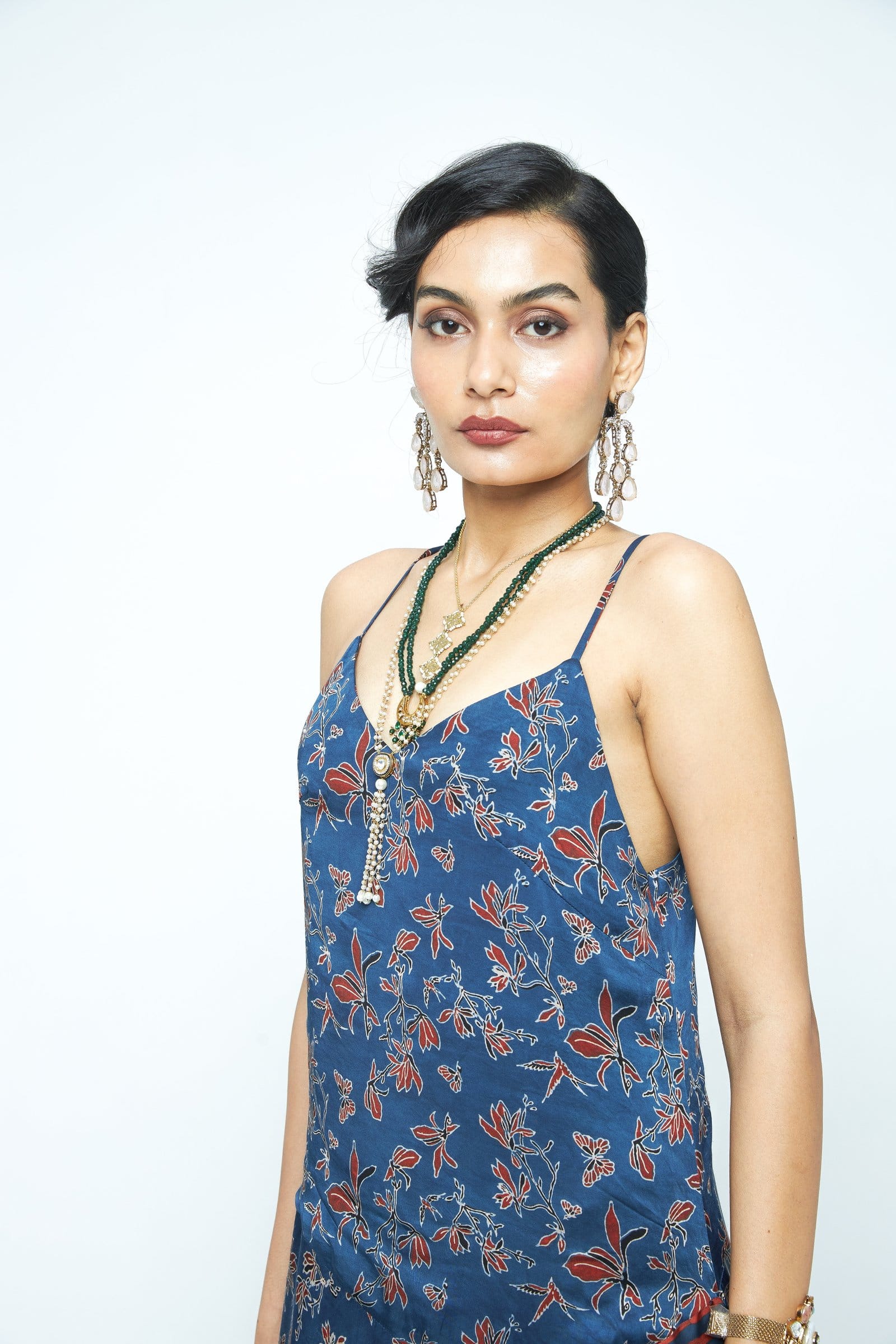 Elegant Flutter dress by Anushe Pirani featuring flowing fabric and intricate design details, perfect for stylish occasions.