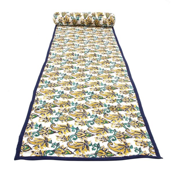 Blue Chintz Beach Mat