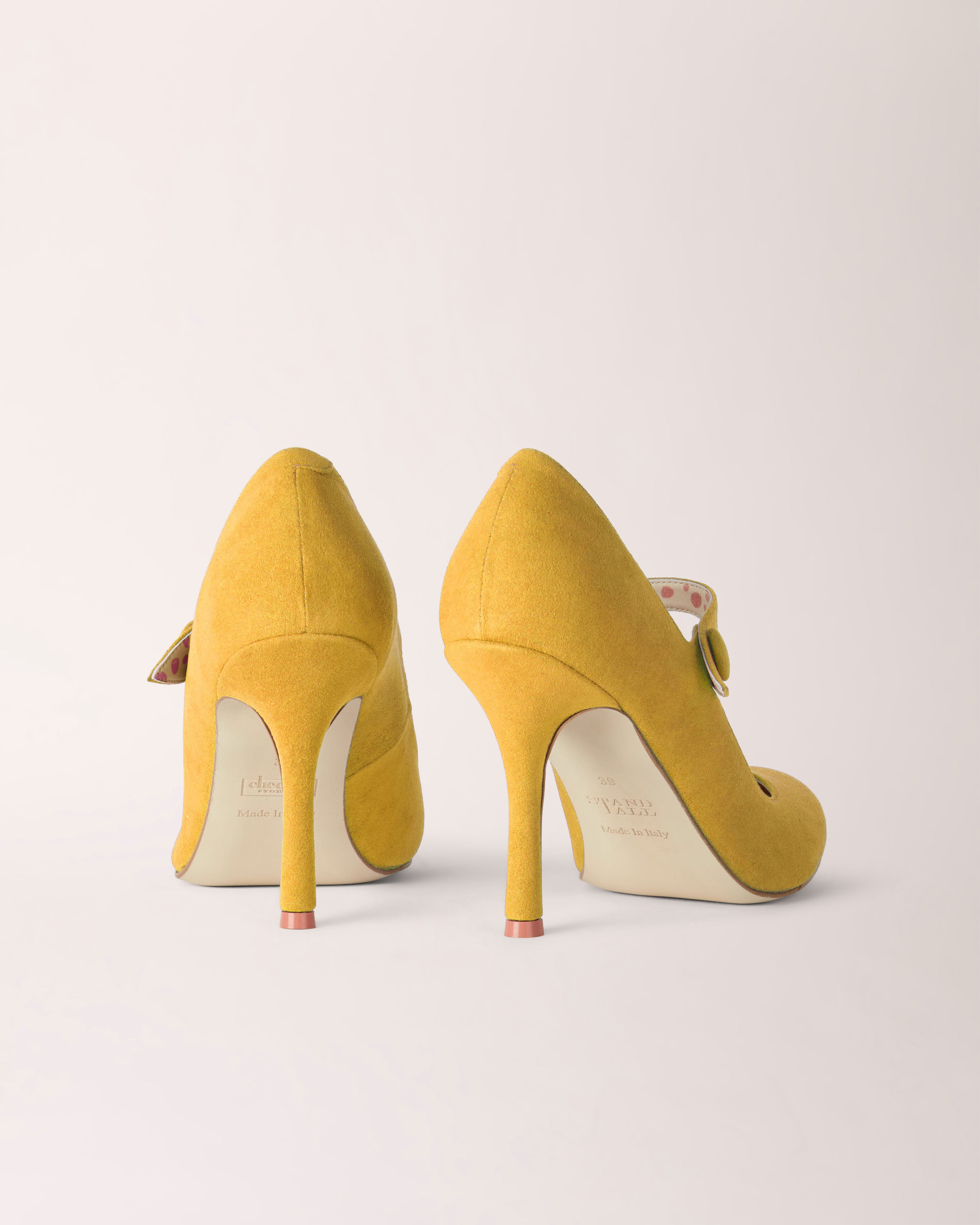 Mary-Jane Cheeletto | Suede | Yellow