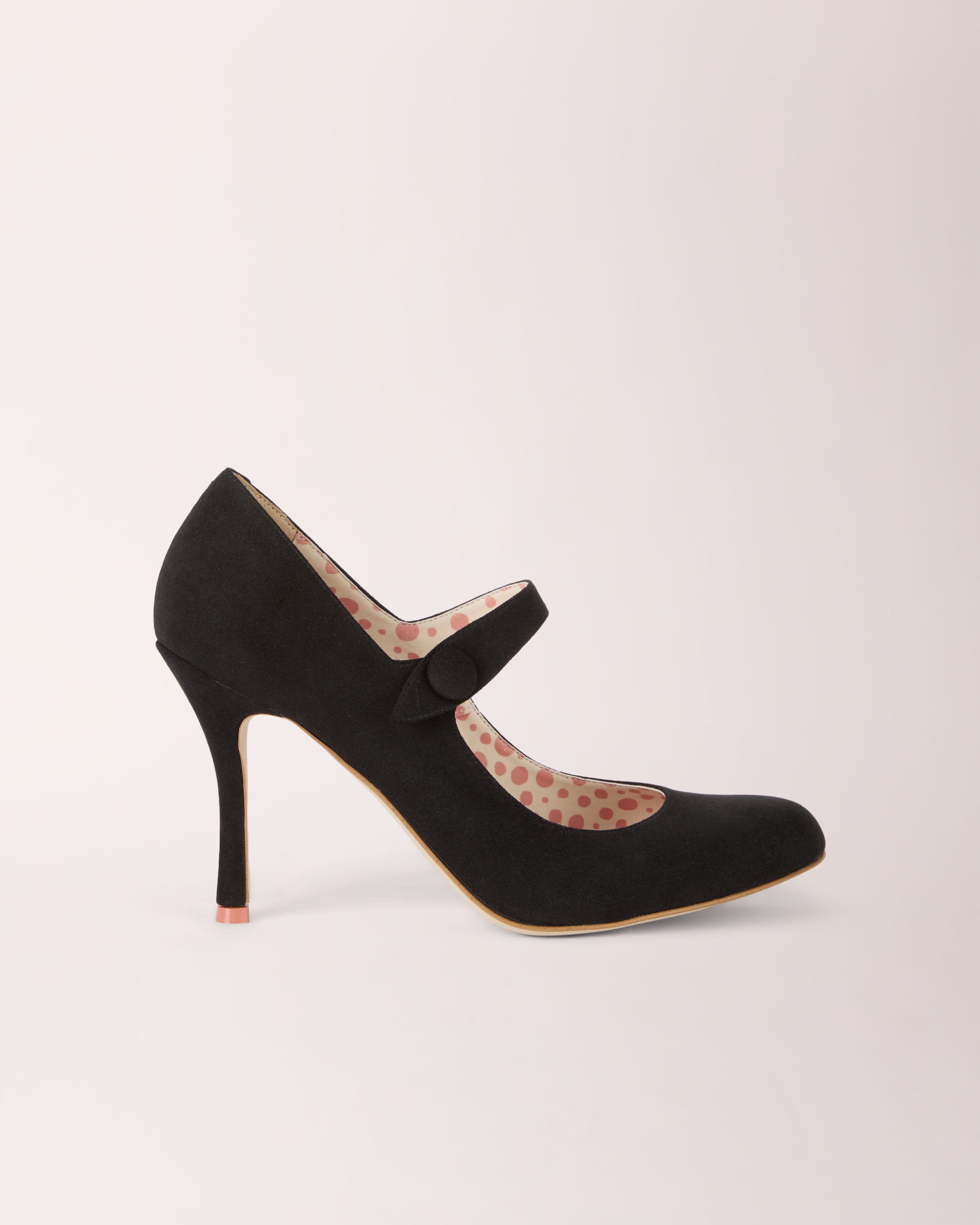 Mary-Jane Cheeletto | Suede | Black