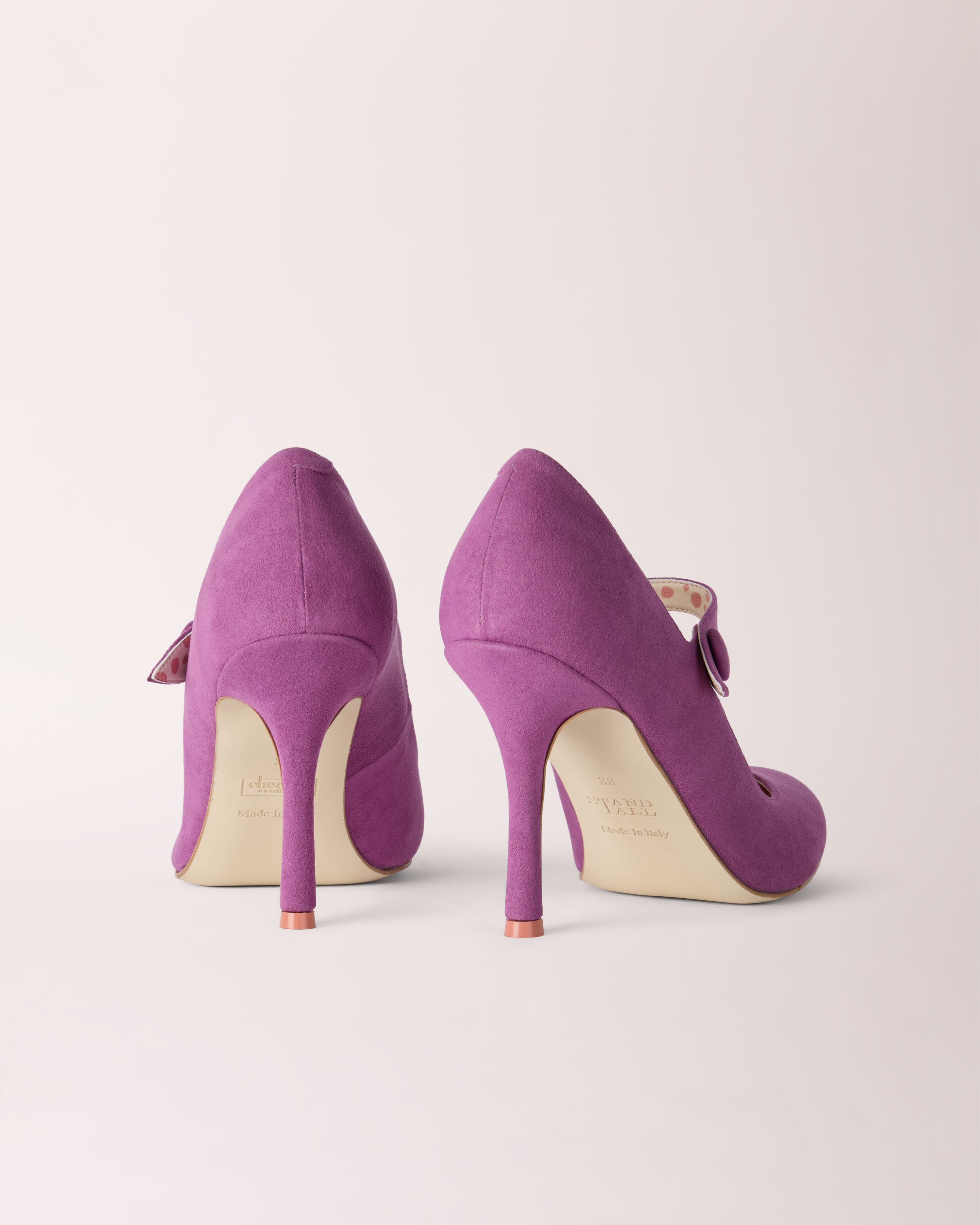 Mary-Jane Cheeletto | Suede | Purple