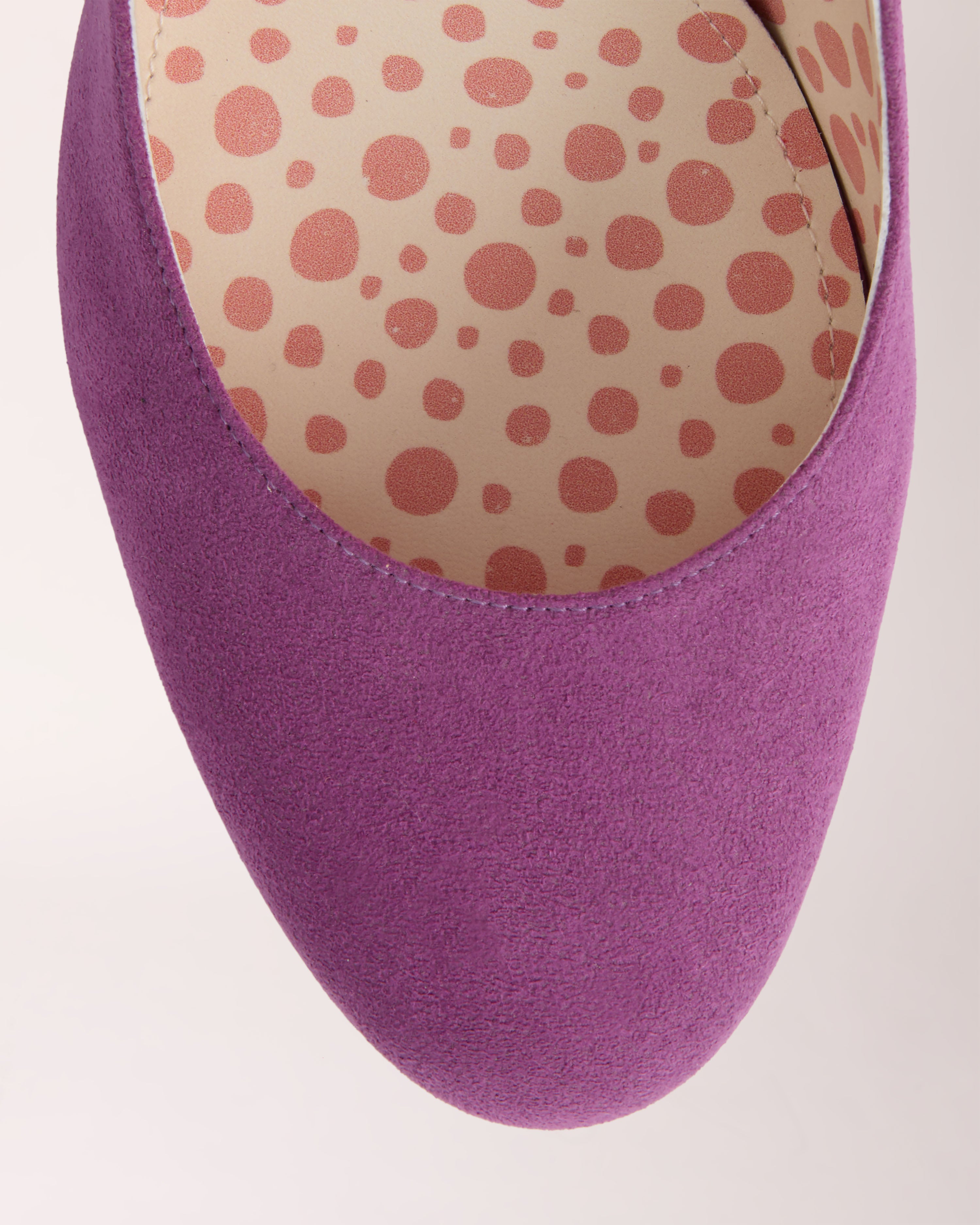 Mary-Jane Cheeletto | Suede | Purple