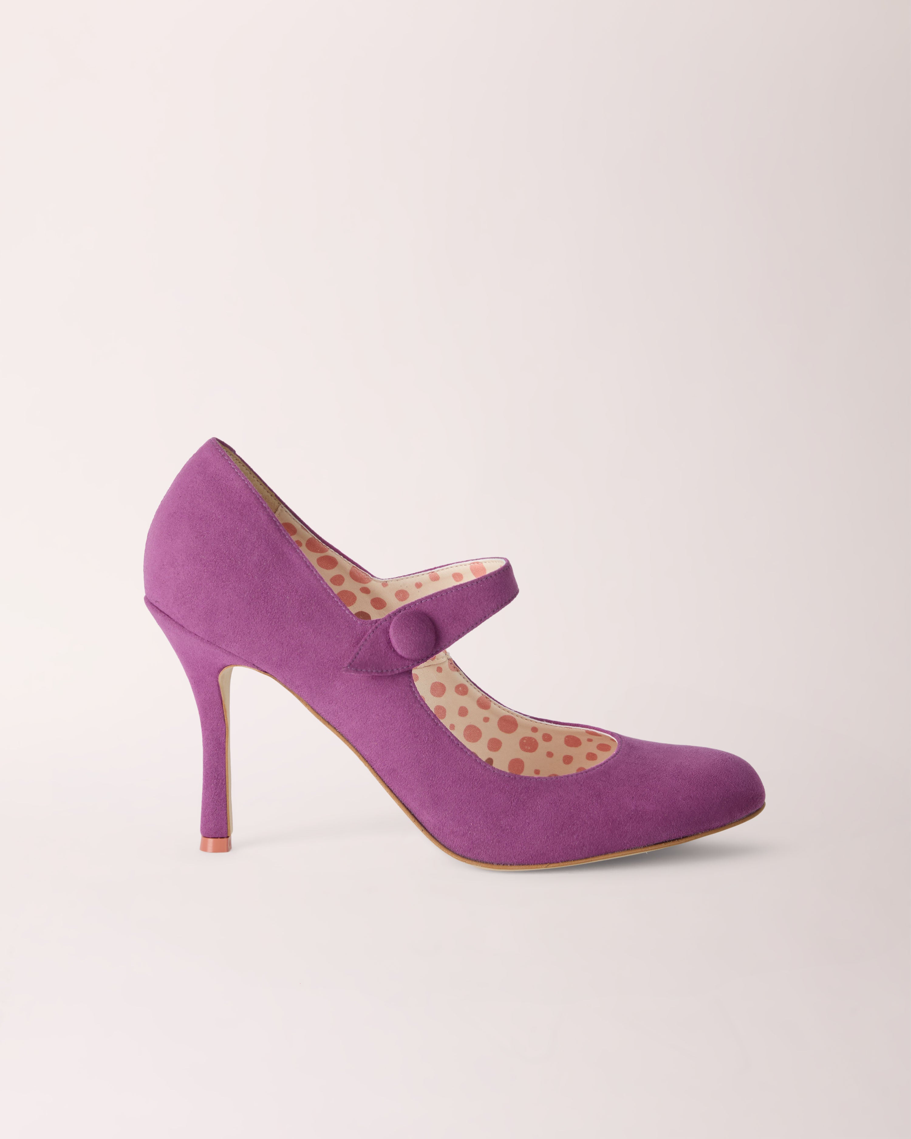 Mary-Jane Cheeletto | Suede | Purple