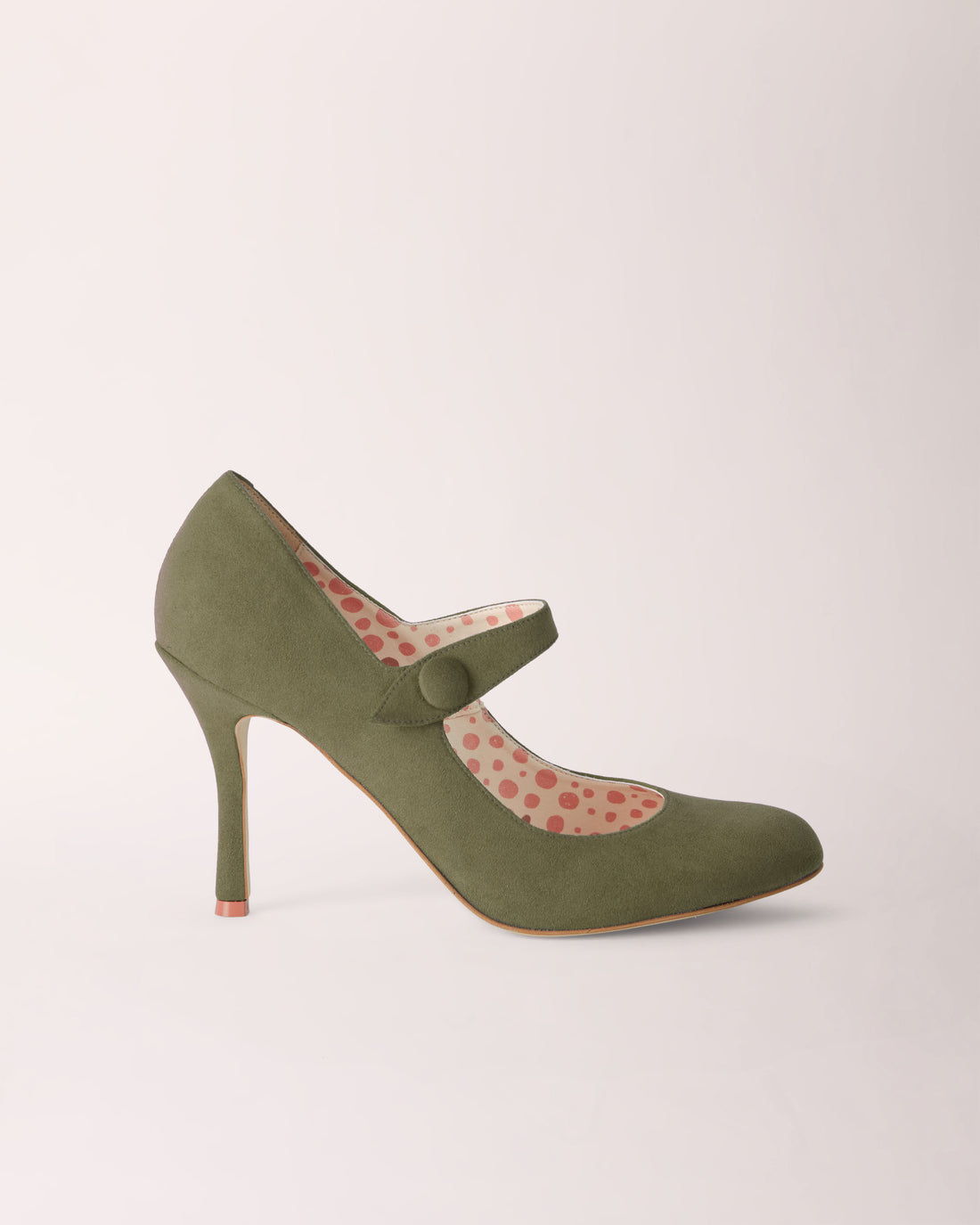 Mary-Jane Cheeletto | Suede | Lizard Green