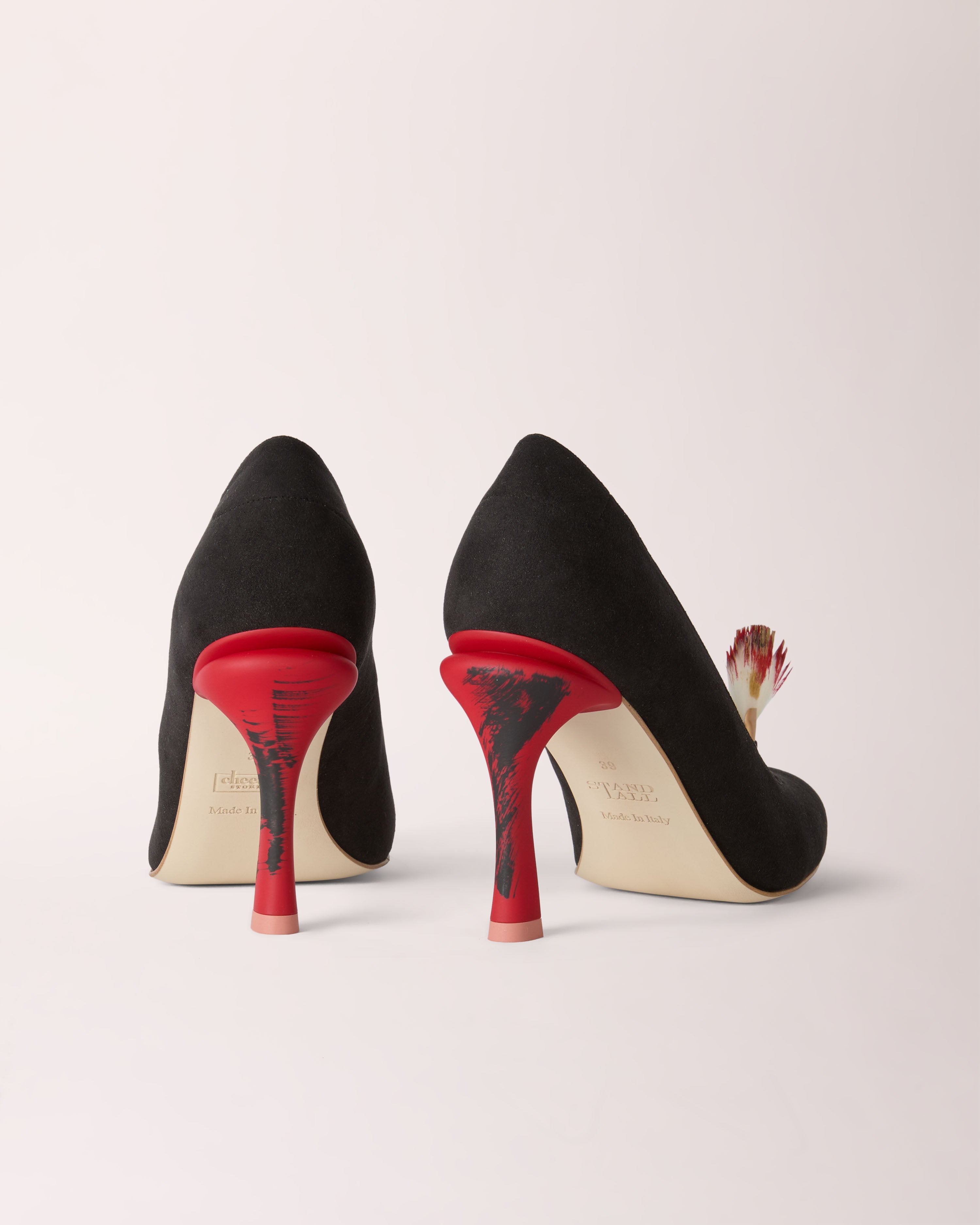 Mohawk Cheeletto | Black & Red