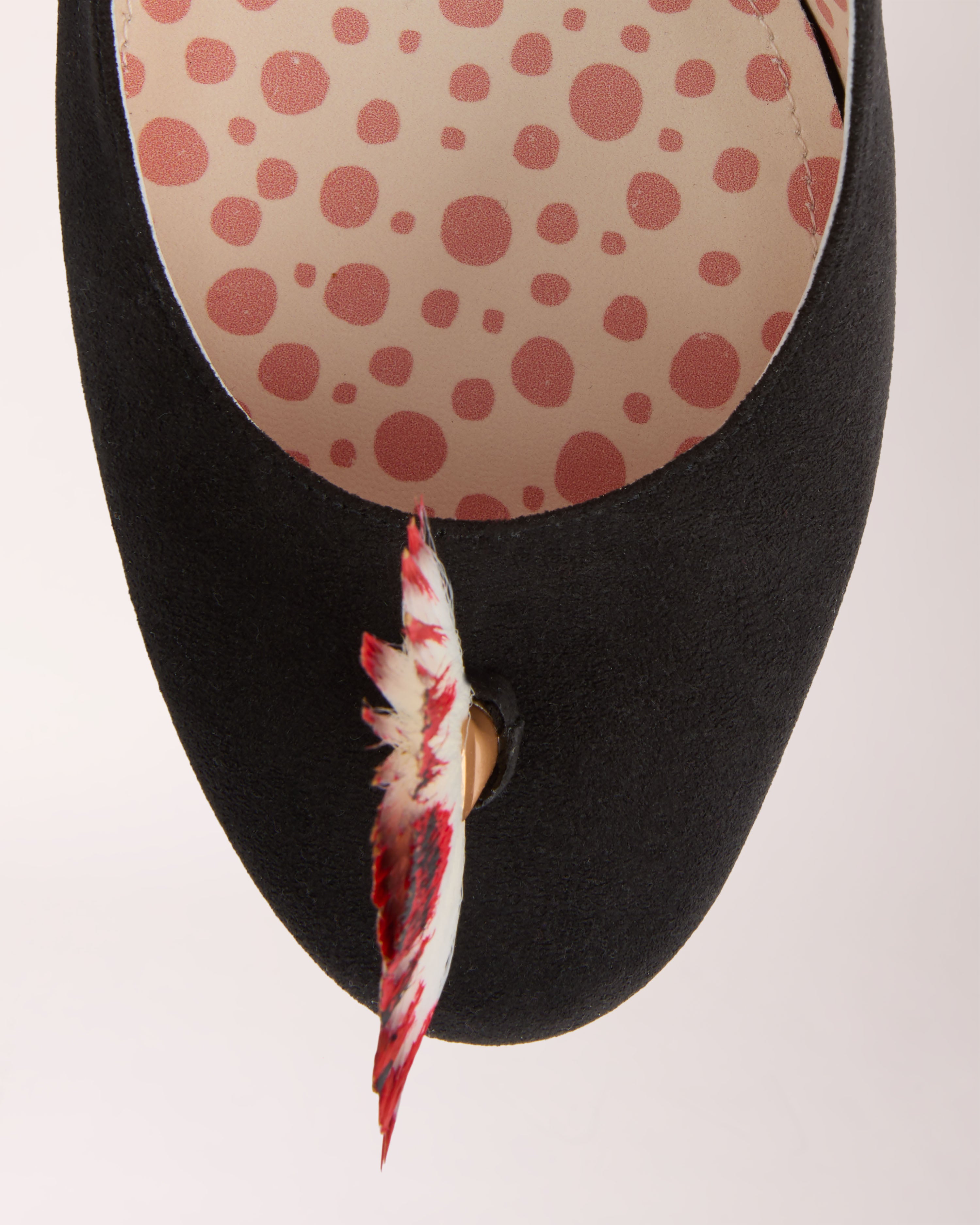 Mohawk Cheeletto | Black & Red