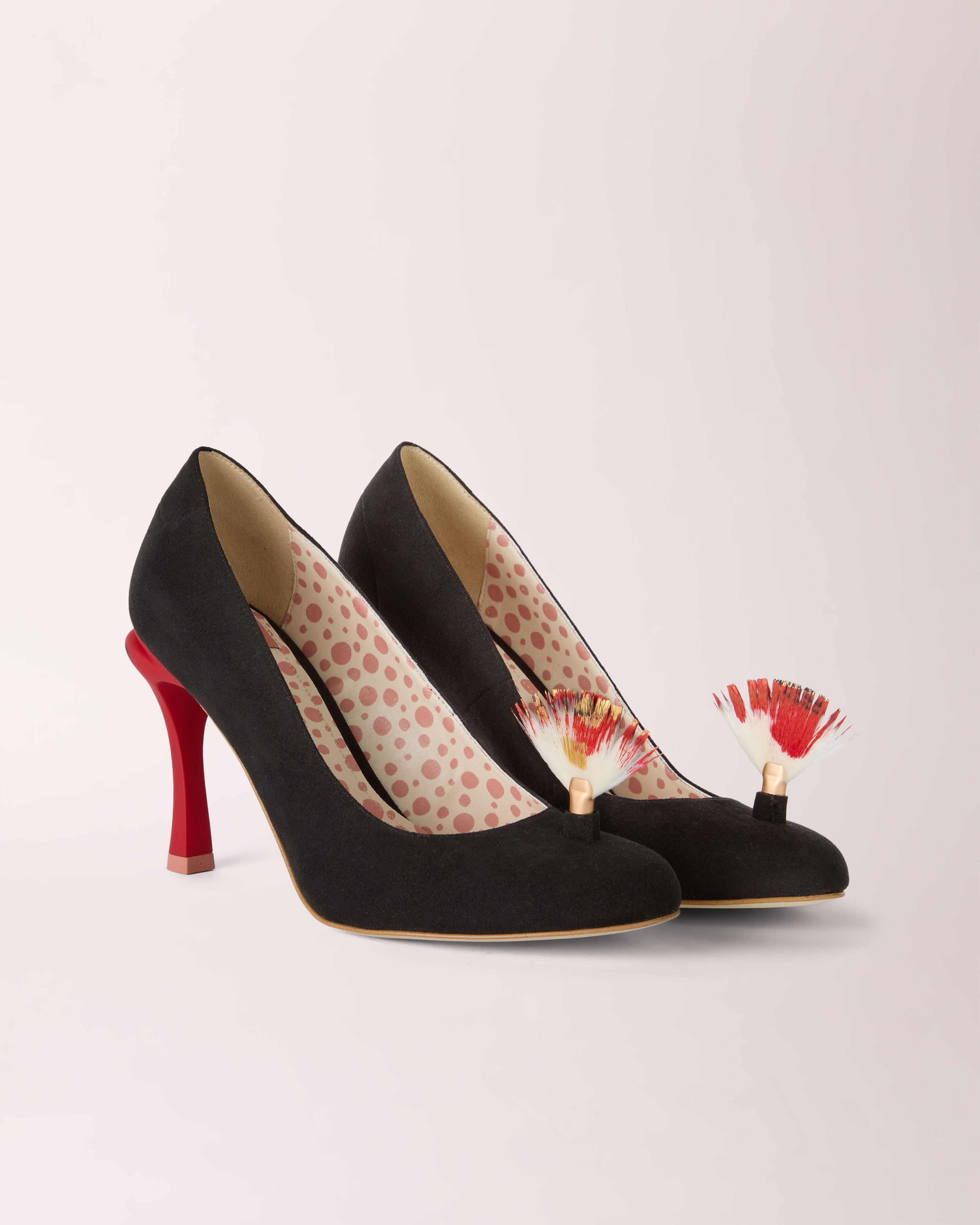 Mohawk Cheeletto | Black & Red