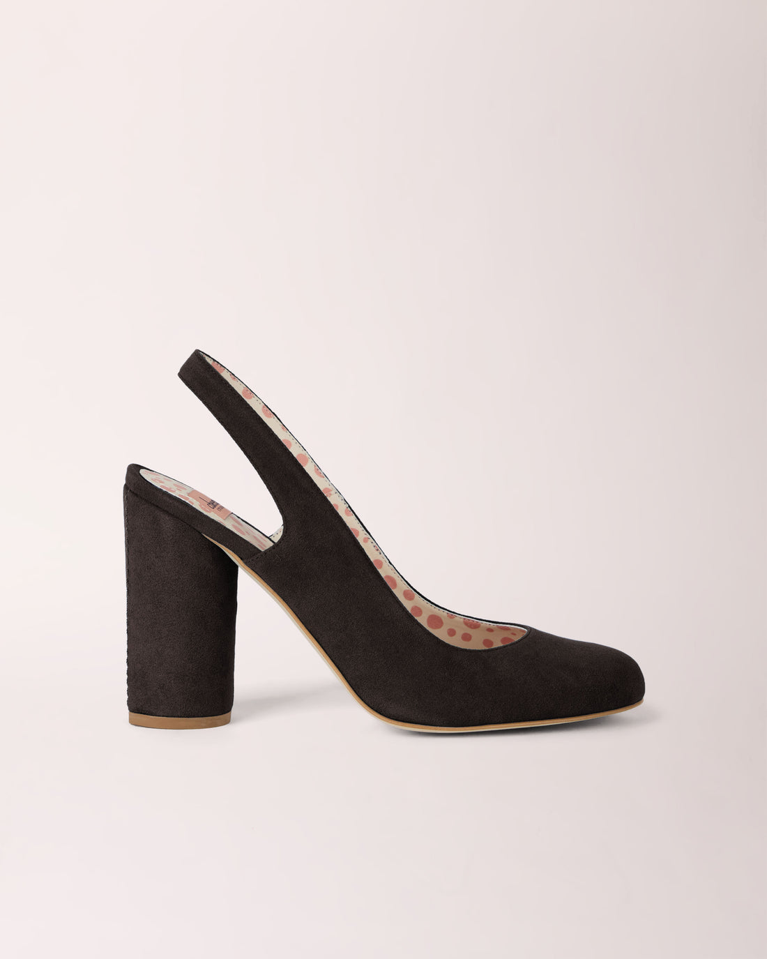 Sling-back Cheeletto | Suede | Black