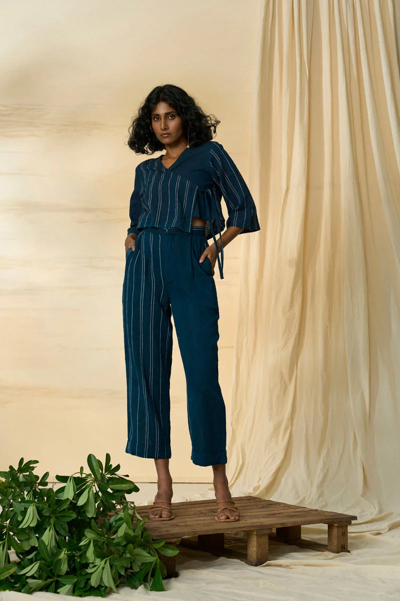 Cobalt trousers
