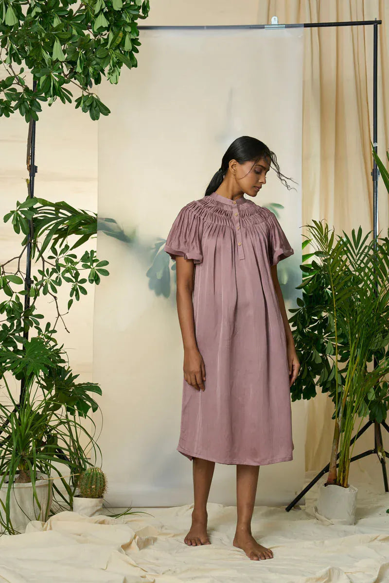Alternative grape wine eucalyptus maxi dress featuring a flowing fabric and stylish design, perfect for casual or formal occasions.