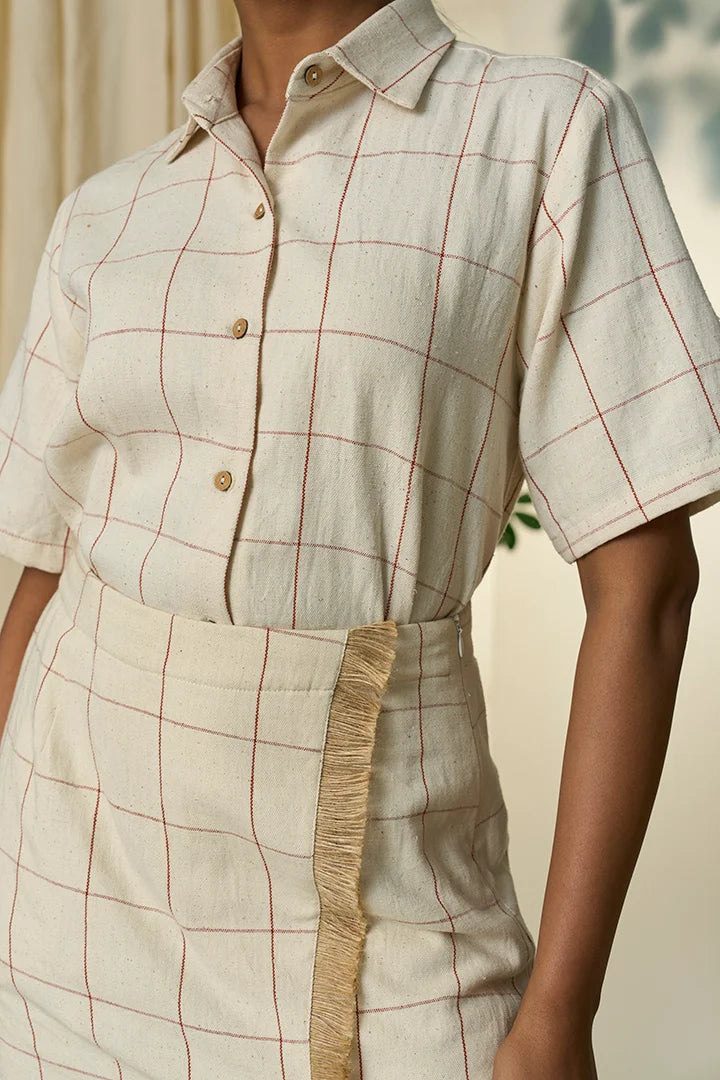 Candy cane overlap skirt