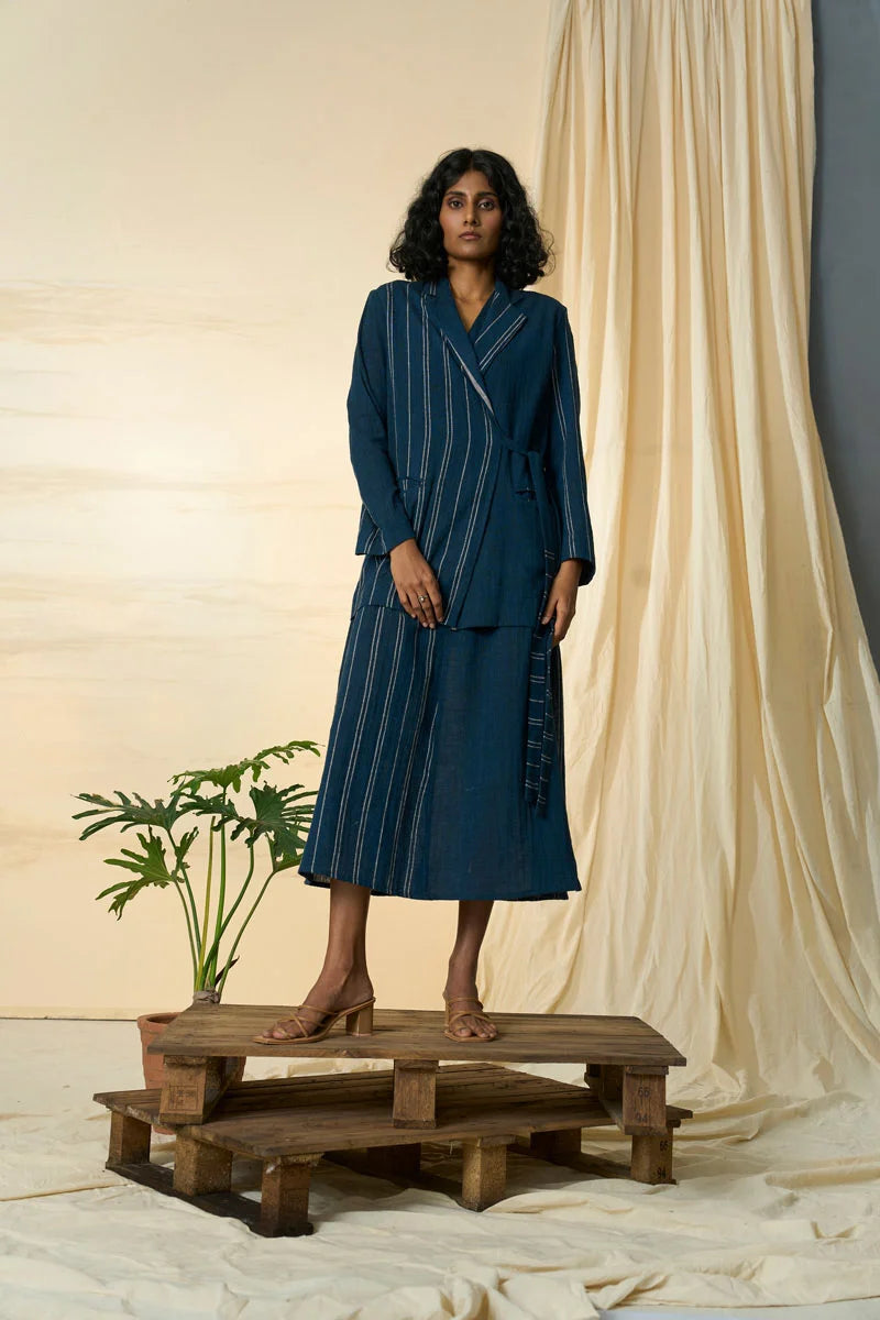 Cobalt blazer & dress set