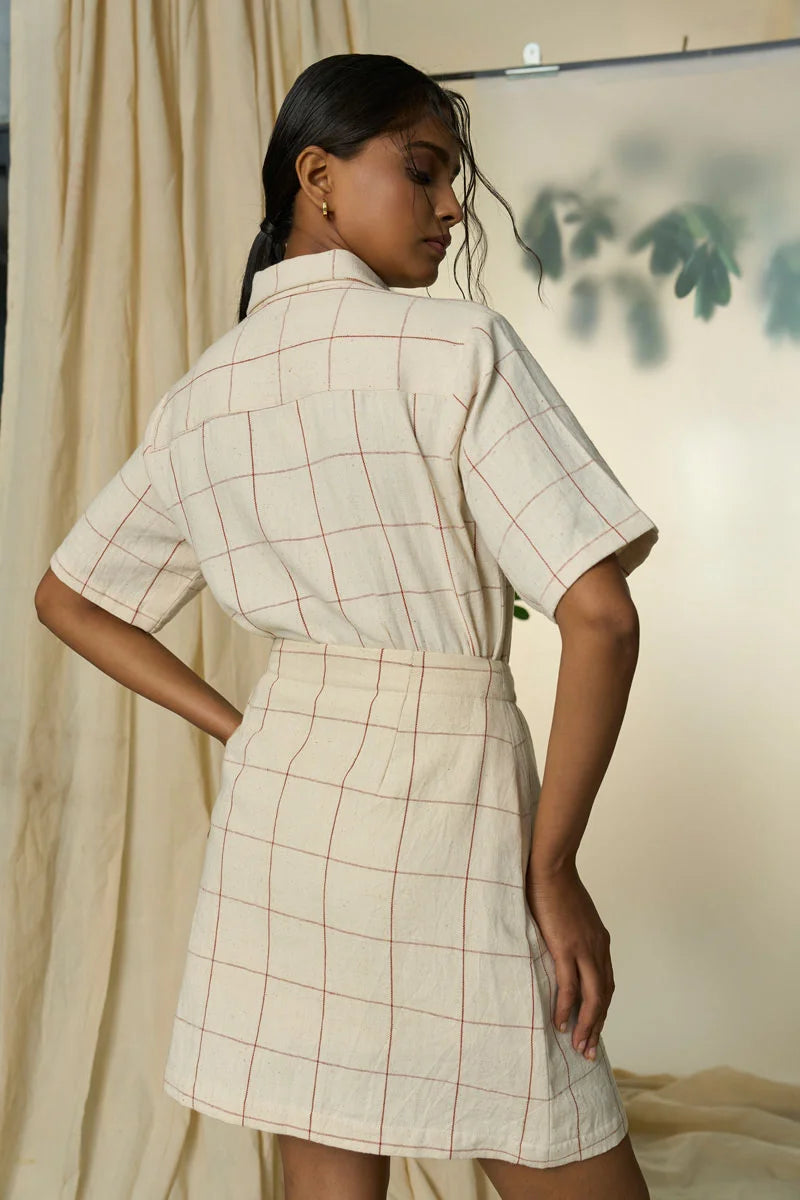 Candy cane overlap skirt