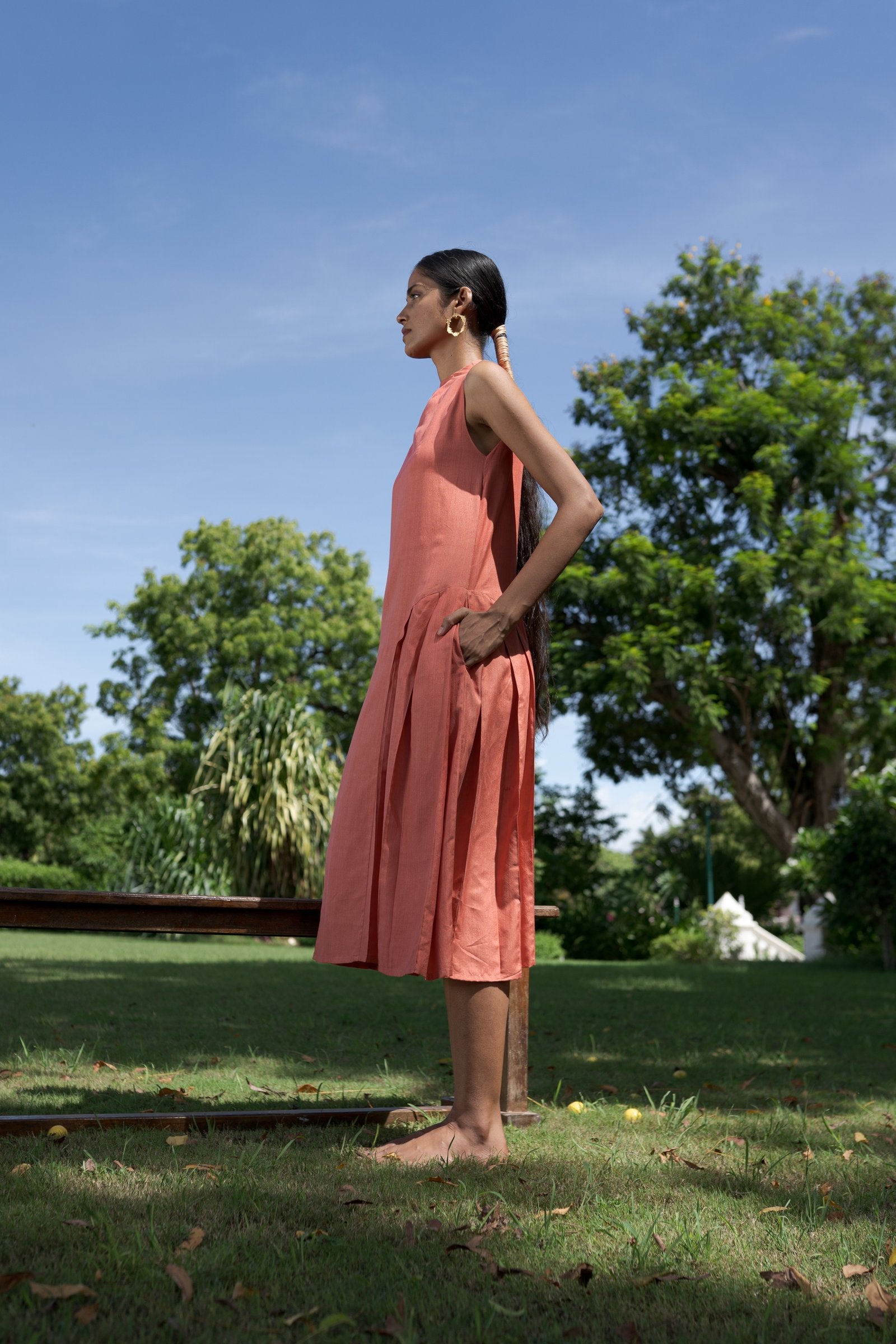 Dancing-in-the-rain maxi dress