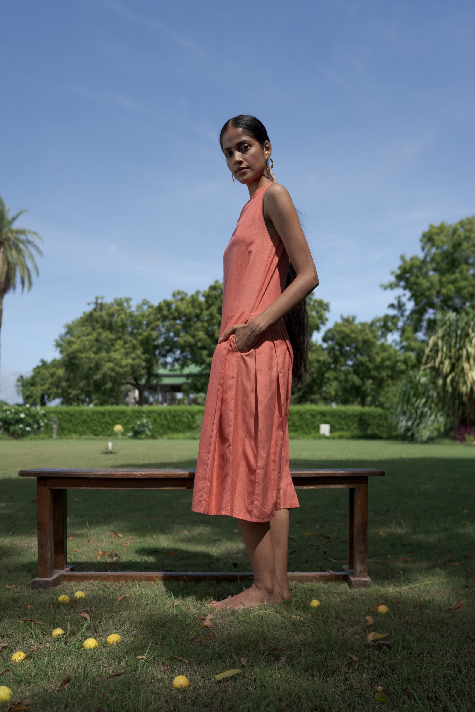 Dancing-in-the-rain maxi dress