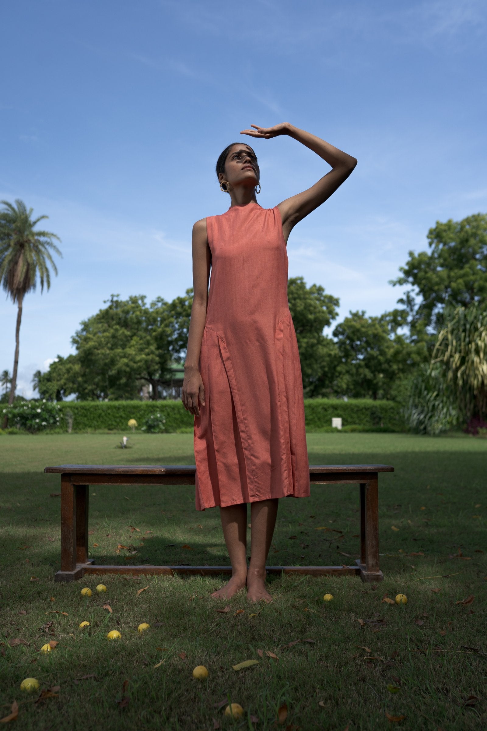 Dancing-in-the-rain maxi dress