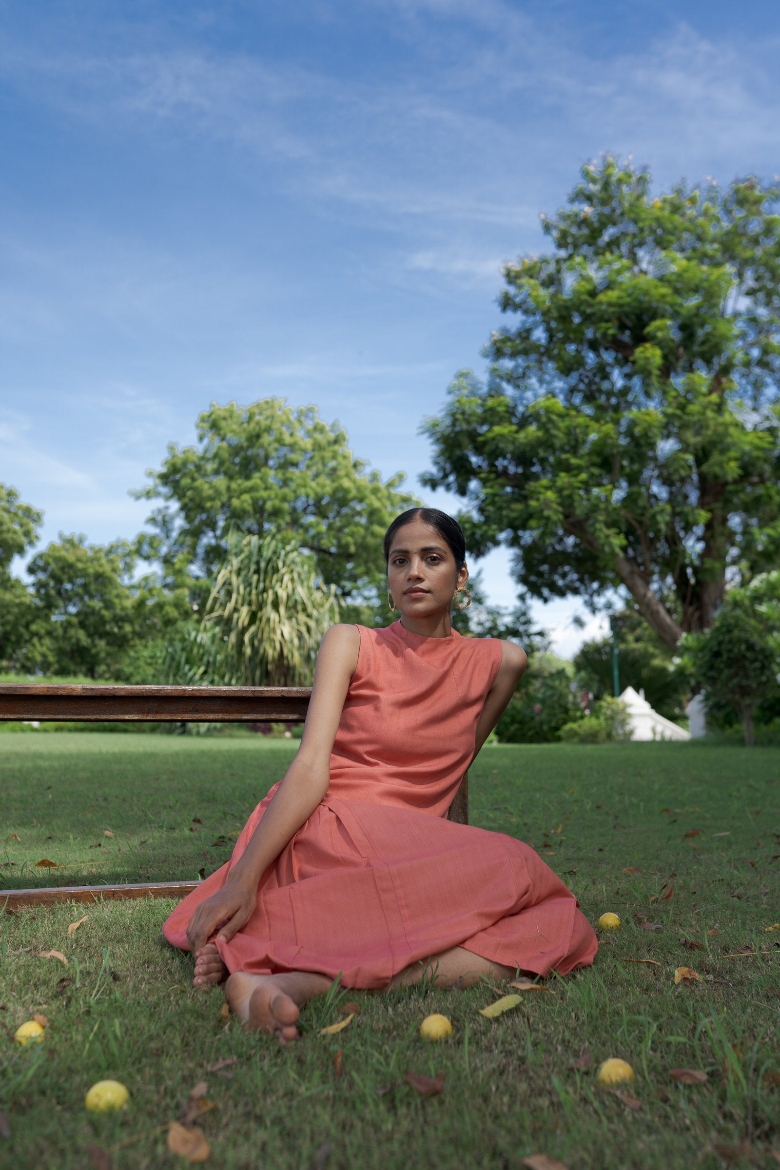 Dancing-in-the-rain maxi dress