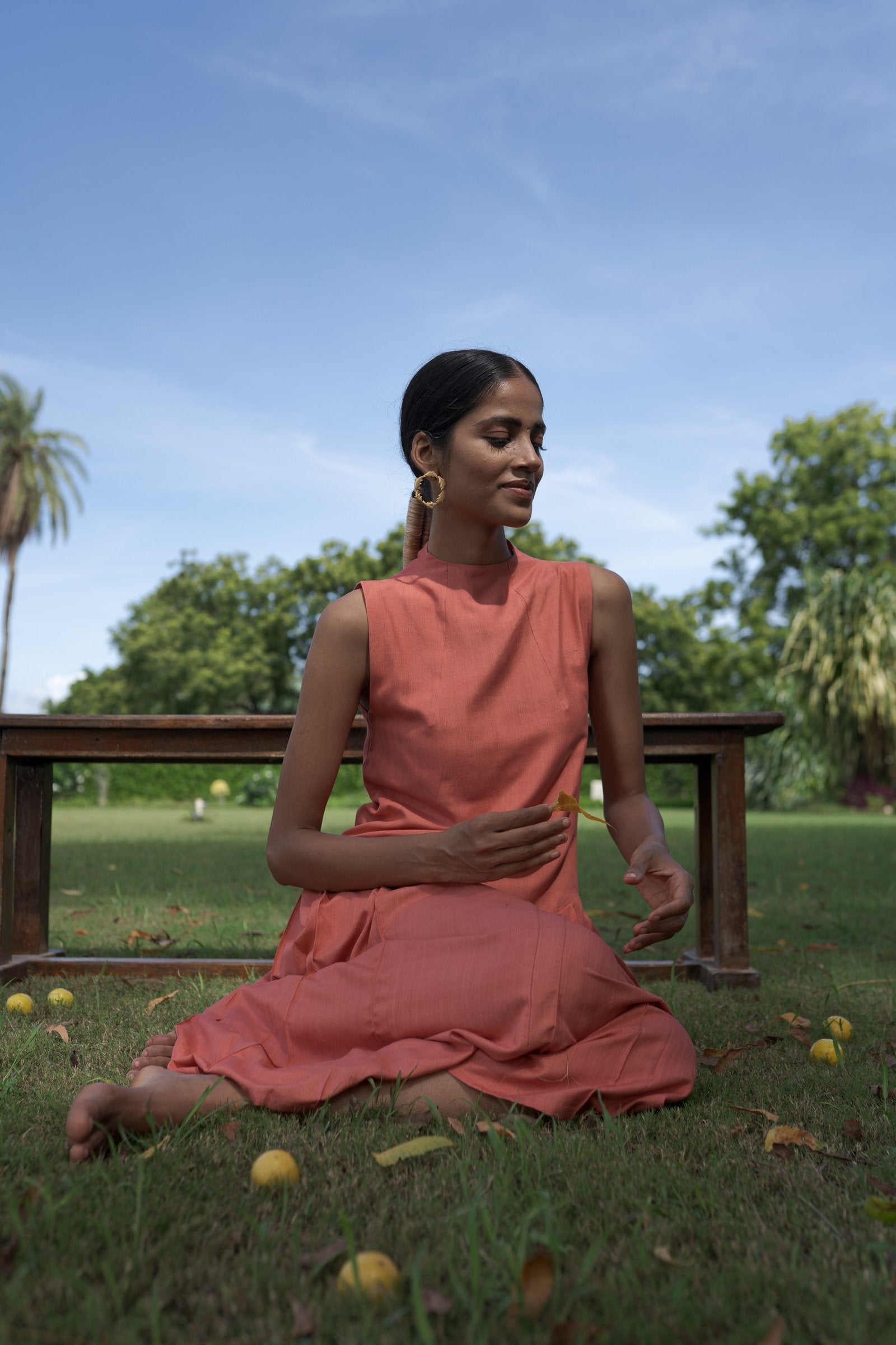 Dancing-in-the-rain maxi dress
