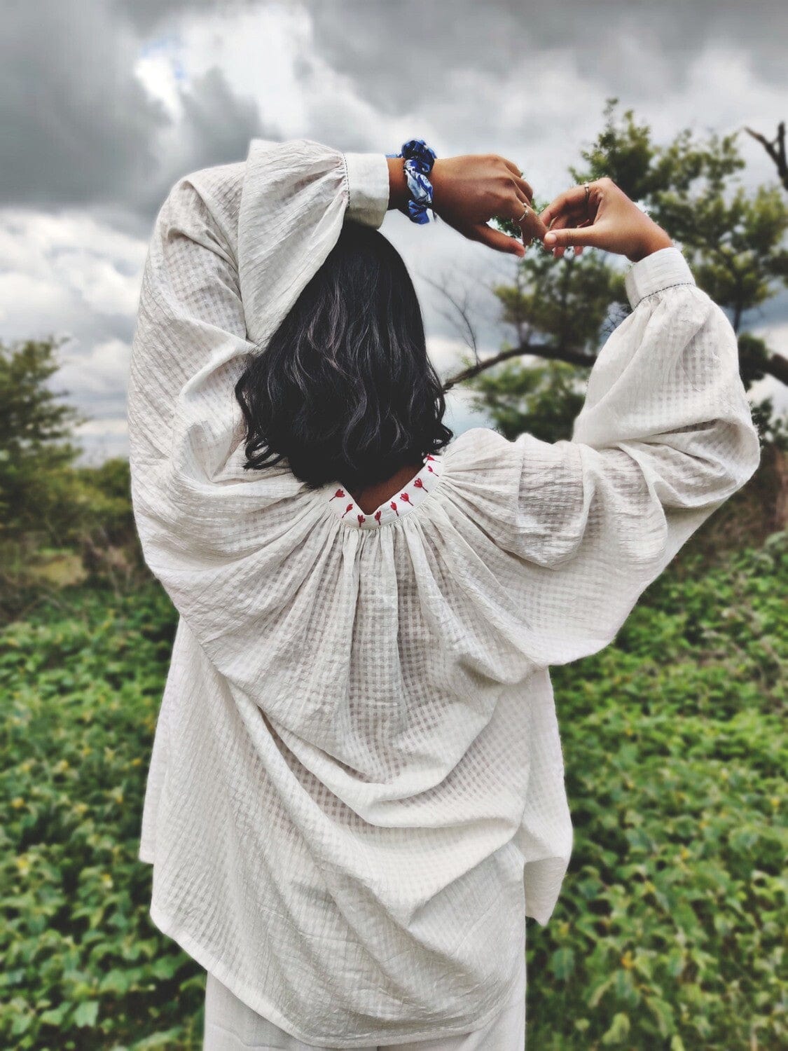 Deeta classic white co-ord set featuring a stylish matching top and pants, perfect for casual and trendy outfits.