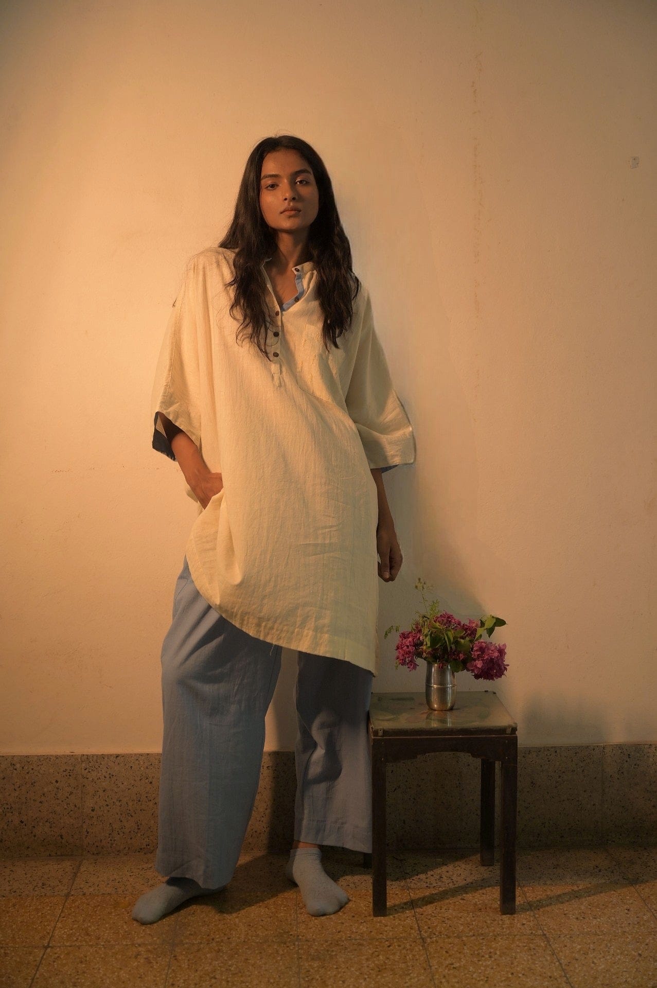 Deeta Kora coord set featuring a stylish matching top and pants in a modern, comfortable design.
