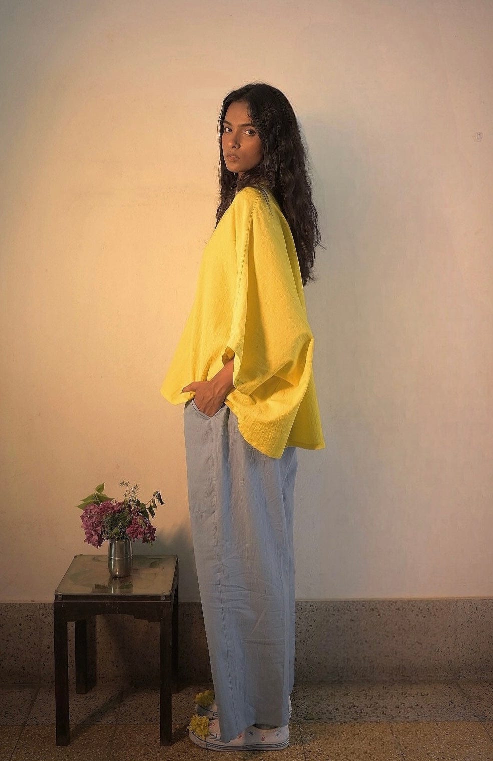 Deeta Elly coord set featuring a stylish matching top and pants, perfect for casual or chic everyday wear
