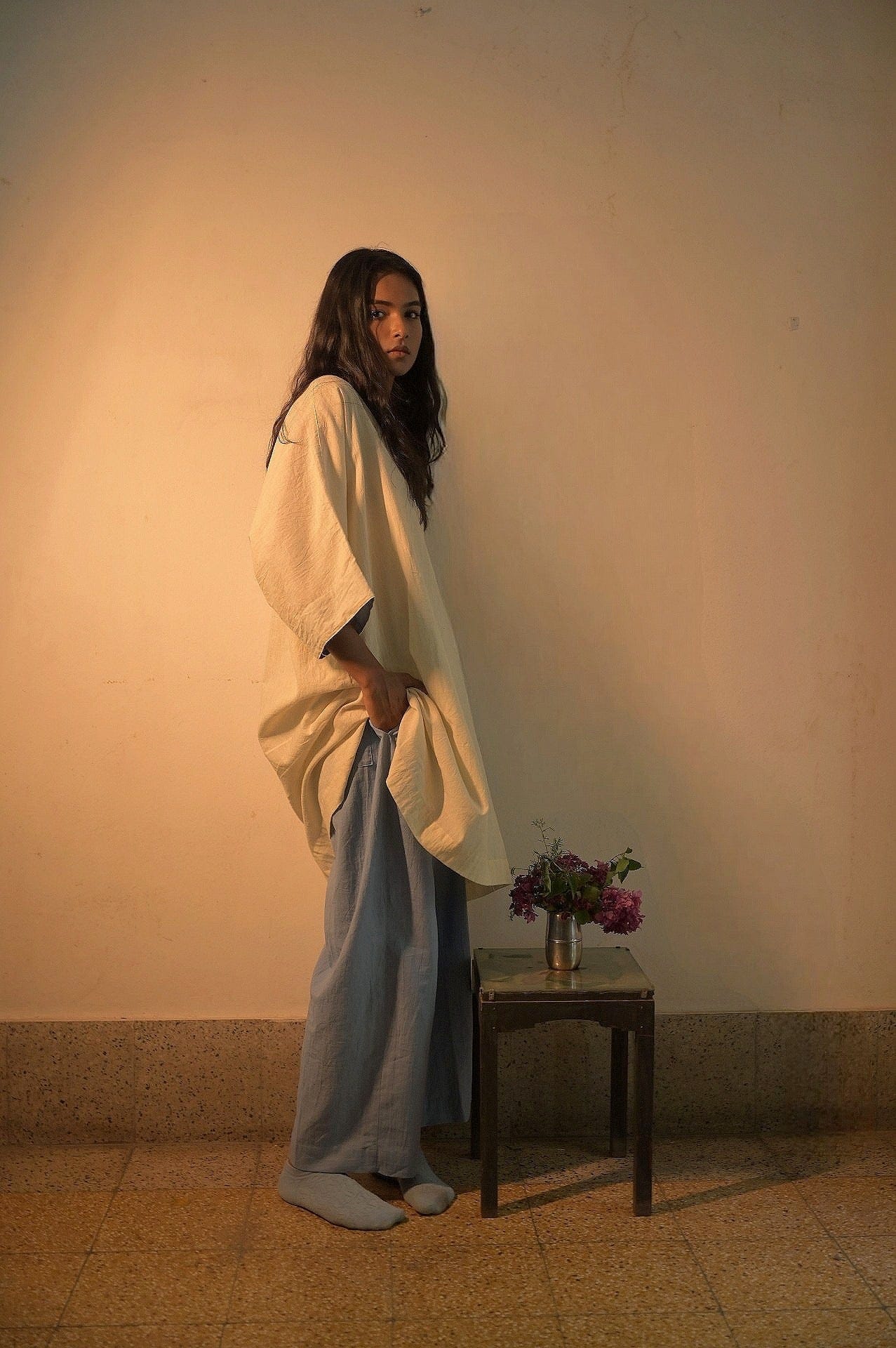 Deeta Kora coord set featuring a stylish matching top and pants, perfect for casual or trendy everyday wear.