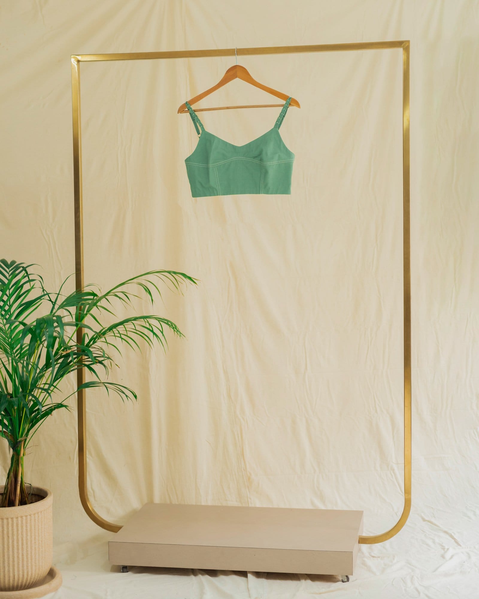 Alternative Fern bralette, a soft, botanical-inspired bralette with lightweight fabric and delicate straps, displayed on a plain background.
