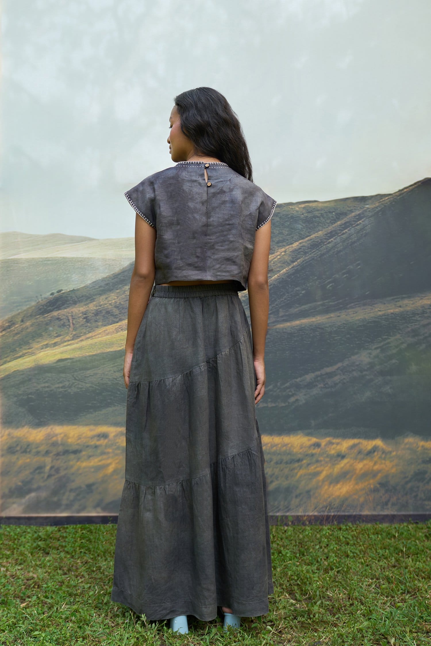 Alternative Willow top and skirt set, stylish coordinated outfit for women featuring a matching top and skirt.