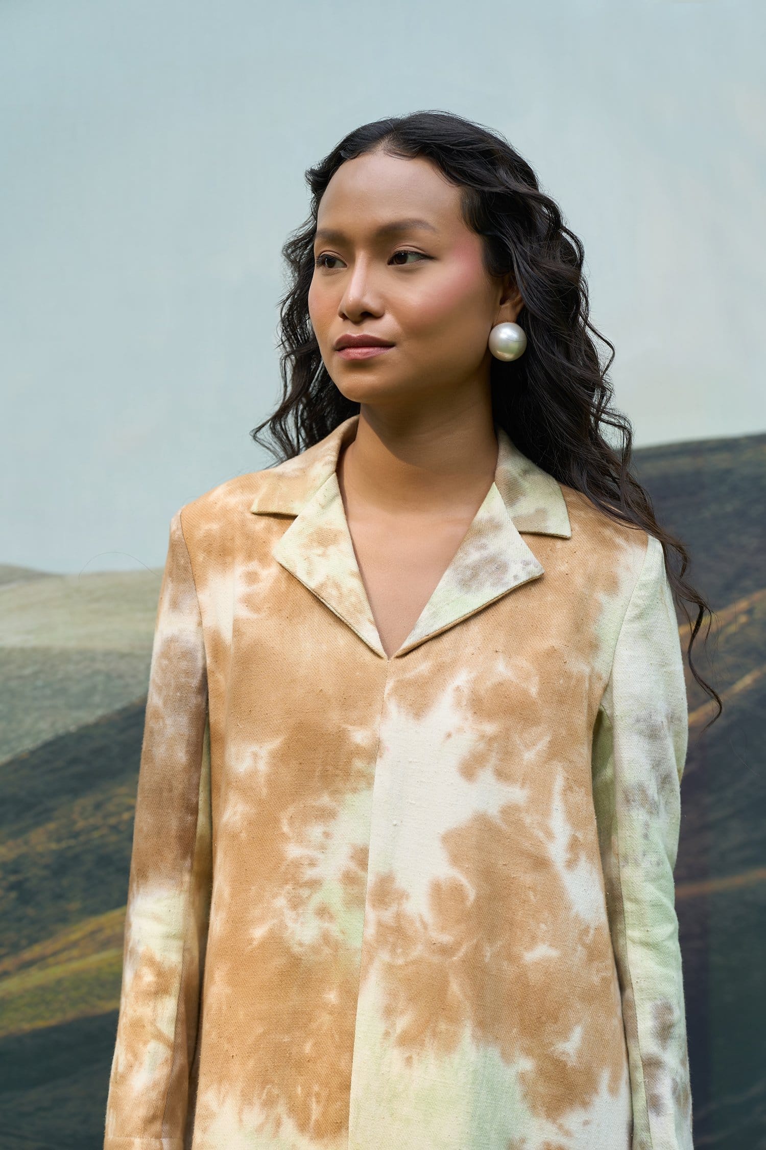 Forest denim blazer dress, a short dress by Alternative, featuring a tailored blazer style with denim fabric and stylish details.