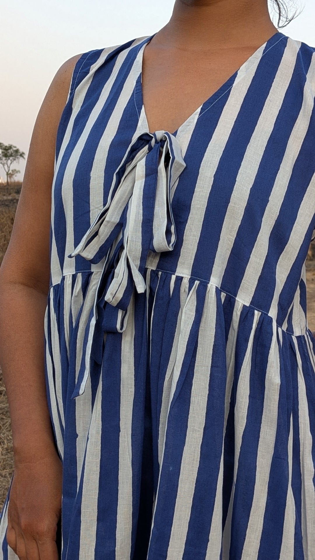Deeta Kylo dress featuring a stylish design, showcasing the elegant fabric and fit in a close-up view.